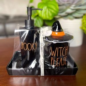 Rae Dunn Halloween Soap Dispenser Set